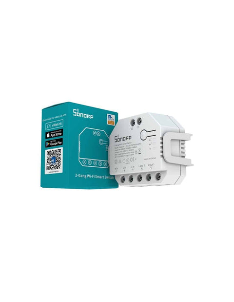 Sonoff Dual R3 Controla aparatos eléctricos o iluminación Apagadores Inteligentes Costa Rica