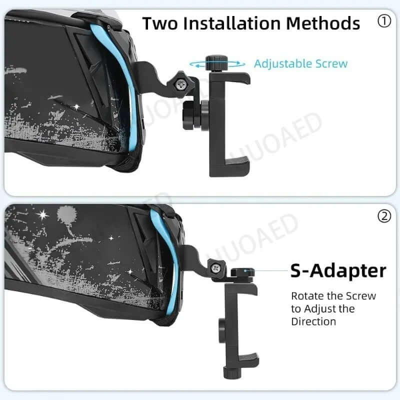 Soporte para correa de barbilla para casco de motocicleta de 360 grados con Clip para teléfono Gatgets Y Otros Productos Costa Rica