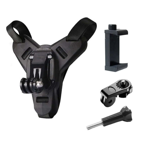 Soporte para correa de barbilla para casco de motocicleta de 360 grados con Clip para teléfono Gatgets Y Otros Productos Costa Rica