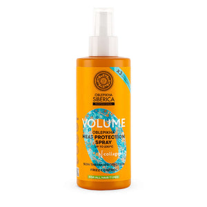 Spray capilar termoprotector Natura Siberica 200 ml para protección térmica y control del encrespamiento.