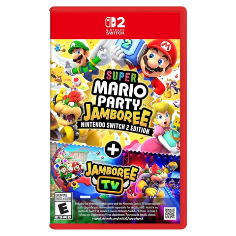 JUEGO SUPER MARIO PARTY JAMBOREE para Nintendo Switch con portada del juego y personajes icónicos de Mario Party.