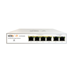Switch PoE Gigabit Wi-Tek WI-PCES306G V2 Cloud 6 Puertos 60W