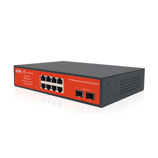 Switch Administrable Wi-Tek WI-CGS5018 Gigabit con 10 Puertos SFP para Fibra Óptica