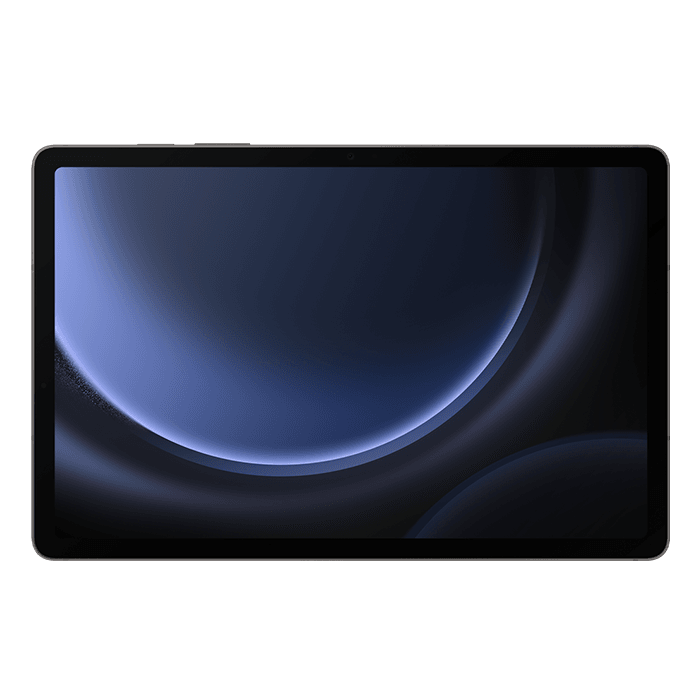 Tablet Samsung Galaxy Tab S9 Fe Gray 6Gb/128Gb 5G — vista frontal pantalla 10.9" WUXGA+ con S Pen incluido