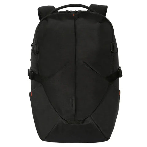 Mochila para laptop ecosmart negra con diseño ergonómico y compartimento para laptop.