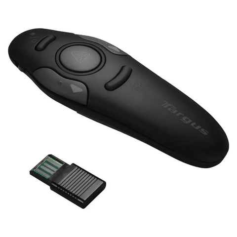 puntero láser inalámbrico Targus con receptor USB para presentaciones empresariales