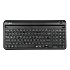 Teclado Targus Bluetooth Multidispositivo Antimicrobiano Español Negro AKB867ES