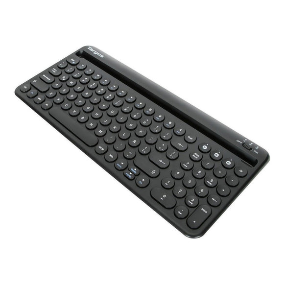 Teclado Targus Bluetooth Multidispositivo Antimicrobiano Español Negro AKB867ES