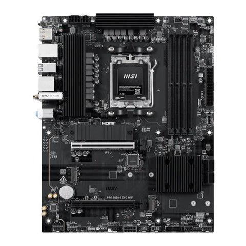 Tarjeta madre MSI pro B850-S evo WIFI AM5 ATX DDR5 911-7E97-003 negro