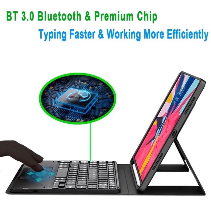 Teclado Mágico Para Funda Para Teclado 9Th 8Th 7Th 10Th Generation Para Ipad Air 2 3 4 5, 10,9 Pro 9,7 10,5 11 12,9 2021 2022 Tablets Costa Rica