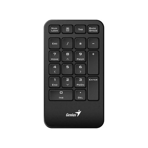 Teclado Numérico Genius NumPad 1000 Inalámbrico 2.4GHz 21 Teclas Negro