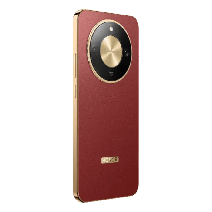 Teléfono Honor Magic 8 Lite 8GB 256GB en color marrón rojizo, diseño elegante y tecnología avanzada.