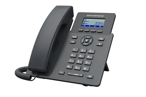 Teléfono IP GRP2601P para oficina, ideal para mejorar comunicación interna y eficiencia operativa.
