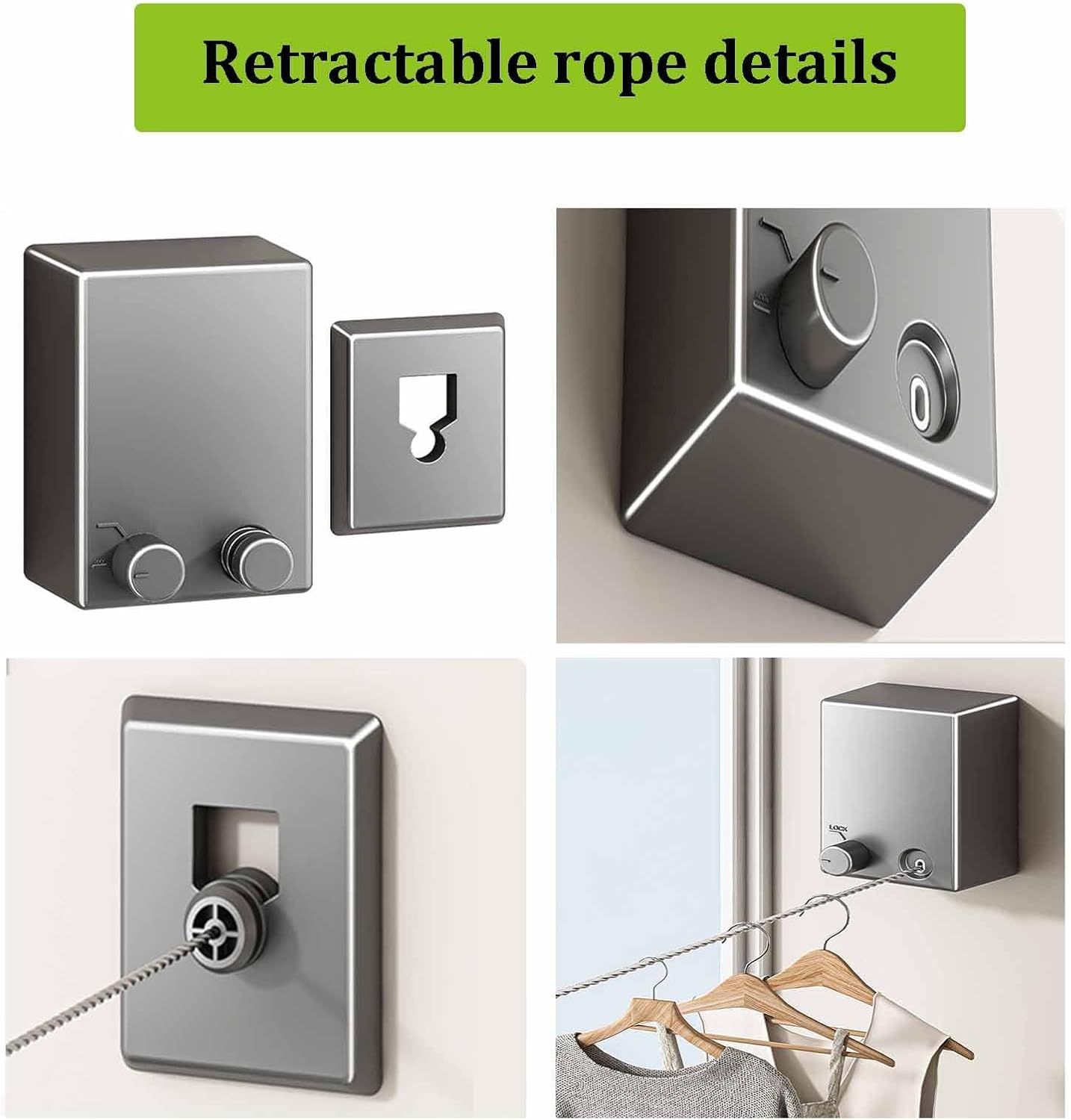 Tendedero De Ropa Retractil Gatgets Y Otros Productos Costa Rica