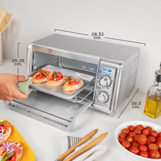 Horno Tostador con Freidora de Aire Black+Decker TO4125-0SDLA 11 Litros 1150W