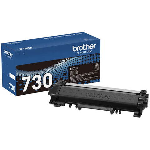 Tóner Brother TN730 Negro Original de Rendimiento Estándar 1200 Páginas