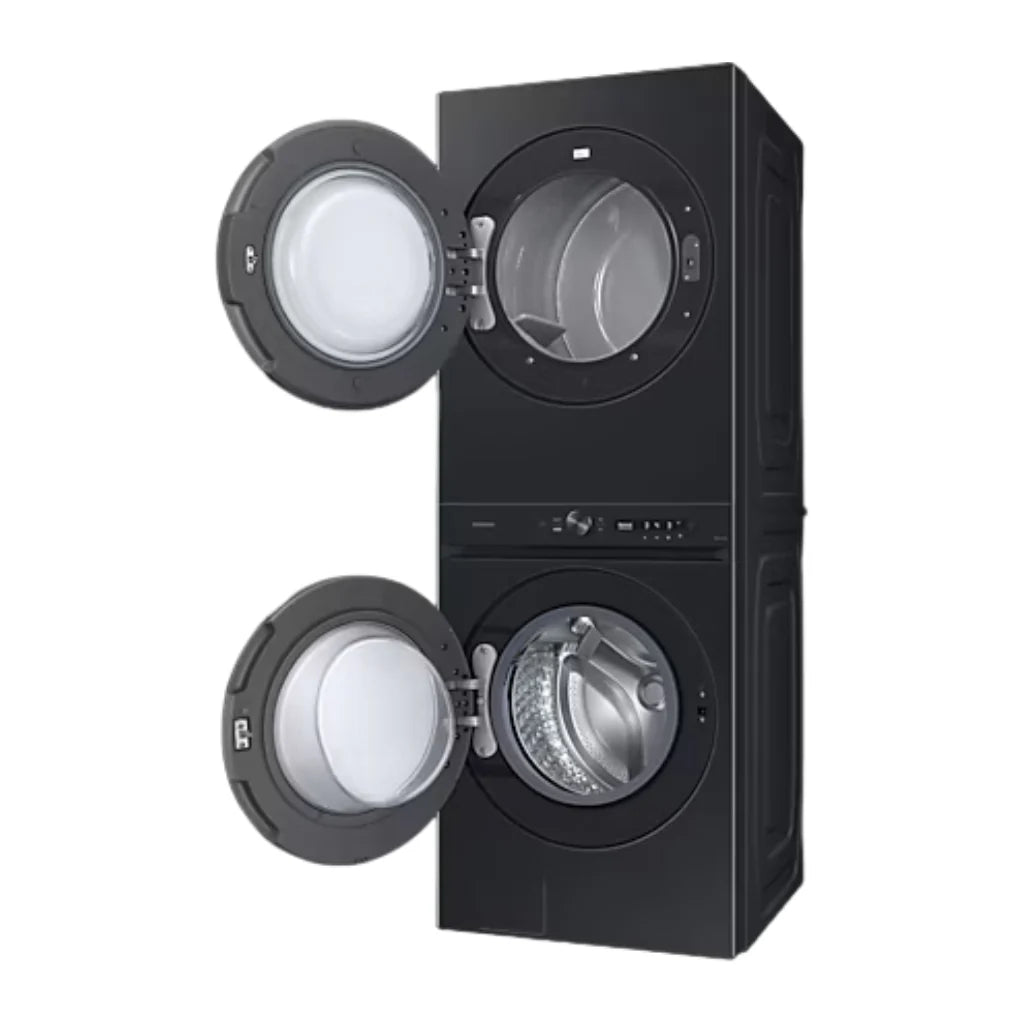 Torre de Lavado SAMSUNG Bespoke 22 kg Electrica con Laundry Hub de gran capacidad Negro Lavadora Y Secadoras Costa Rica