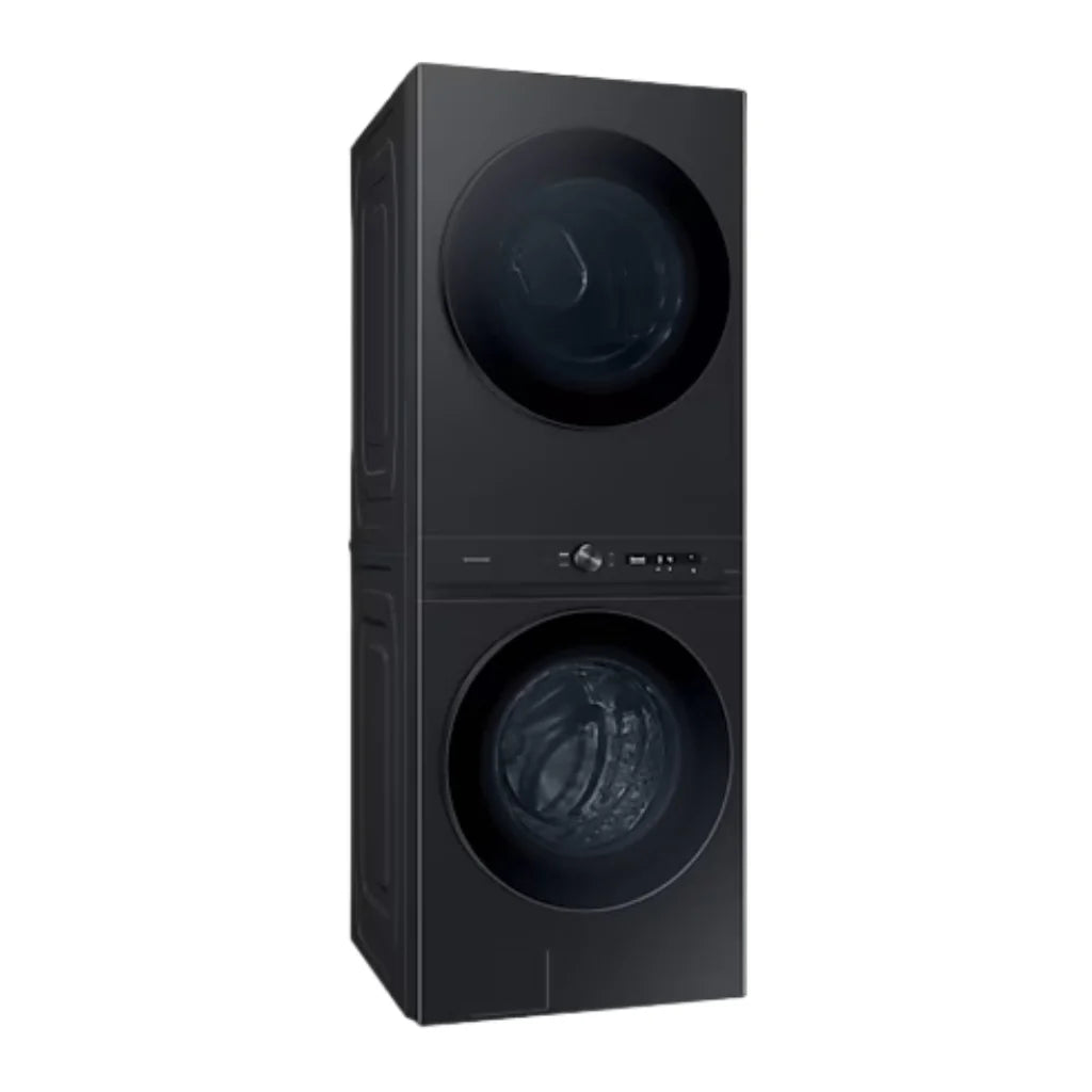Torre de Lavado SAMSUNG Bespoke 22 kg Electrica con Laundry Hub de gran capacidad Negro Lavadora Y Secadoras Costa Rica