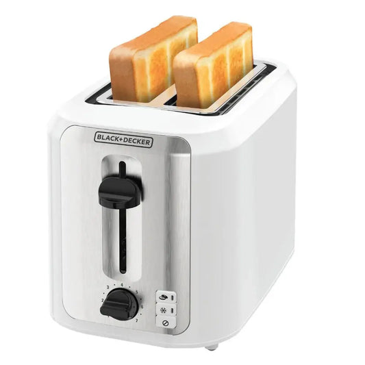 Black+Decker tostadora 2 rebanadas plateada - TR7827-1WDLA