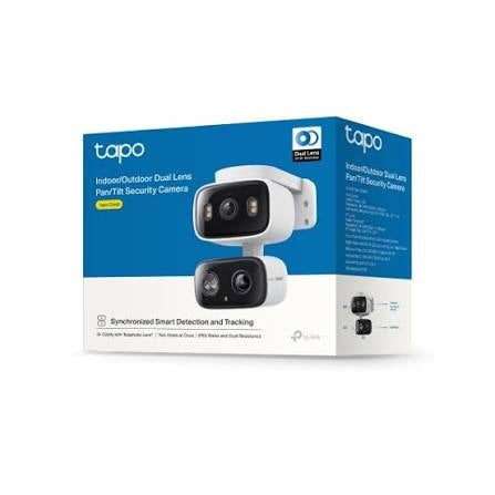 TP Link camara de seguridad con doble lente y movimiento panoramico/inclinacion para inter