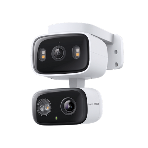 TP Link camara de seguridad con doble lente y movimiento panoramico/inclinacion para inter
