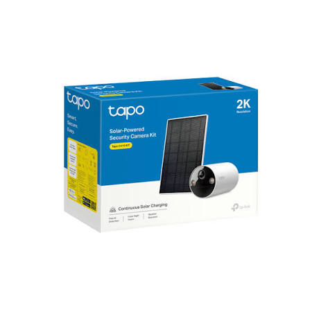 TP Link camara de vigilancia Wi-Fi solar con batería recargable y detección IA - Tapo C410