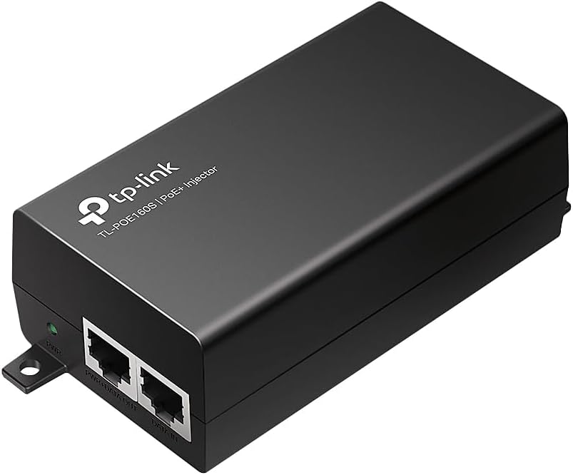 TP-link injector omada PoE+ - POE160S black Gigabit PoE injector 2 puertos 30W montaje pared y escritorio