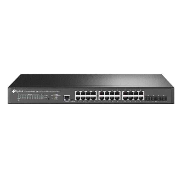 Image of SWITCH TP LINK OMADA SG3428XPP-M2(UN) 24 PUERTOS RJ45 2.5G POE Y 4 SFP+ 10G - 2.5 GBPS Y 10G ADMINISTRABLE network switch