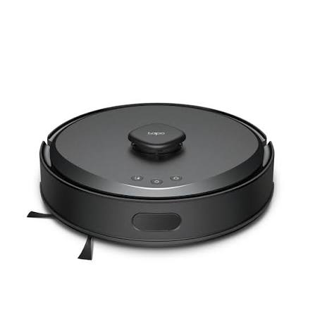 Tp Link robot aspirador y friegasuelos 5300Pa doble sistema de navegación + base de autovaciado - Tapo RV30 Max Plus, vista delantera