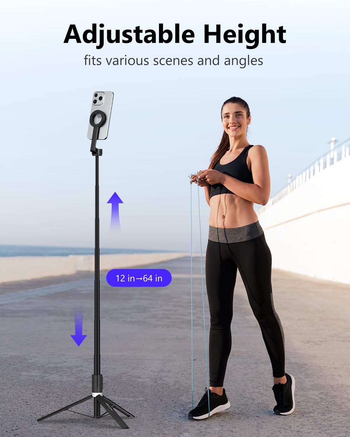 Trípode magnético para selfie stick con Magsafe con control remoto envío gratis Costa Rica