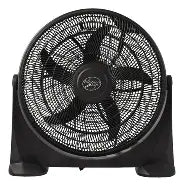 Ventilador de Piso Westinghouse 20" Negro 100W 3 Velocidades 79076
