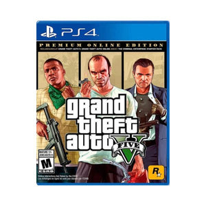 VIDEOJUEGO PS4 ROCKSTAR GAMES GRAND THEFT AUTO V PREMIUM EDITION GTA V