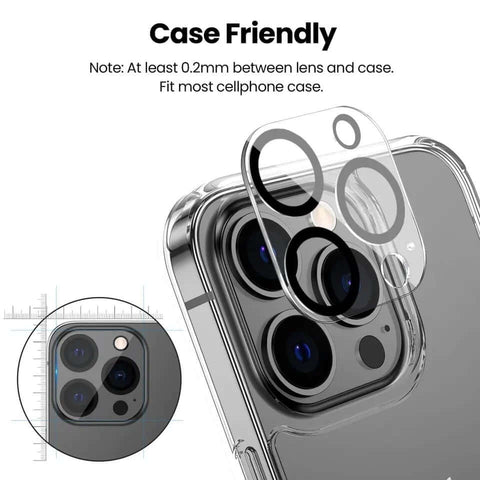 Vidrio Temperado De Cámara Iphone desde 11Pro hasta 17Promax Costa Rica