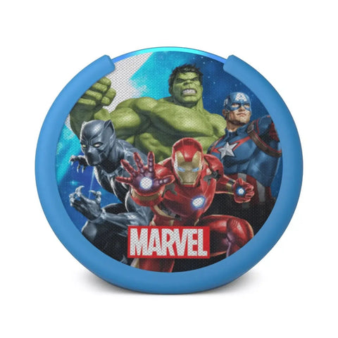 AMAZON ECHO POP KIDS AVENGERS AZUL Marvel-themed speaker with Avengers design