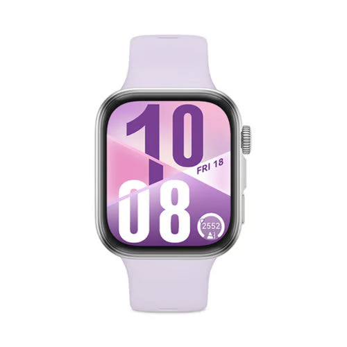 Huawei reloj inteligente Fit 5 morado 55020HRJ con pantalla AMOLED y funciones avanzadas de salud y deporte.
