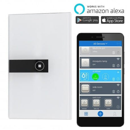 Apagador Sin Neutro B&W 1Ch (Interruptor De Pared)