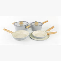 Westinghouse juego de ollas con tapa y sartenes 7 piezas en aluminio forjado color retro - WCCS205307A