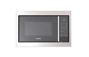 MICROONDAS EMPOTRABLE WHIRLPOOL 1.1 PIES CÚBICOS 31 L NEGRO CON TRIM KIT WM1711DG