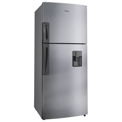 Refrigerador Top Mount Whirlpool - 14 Pies - Antifingerprint - Dispensador De Agua - Cold Room Refrigeradoras Costa Rica