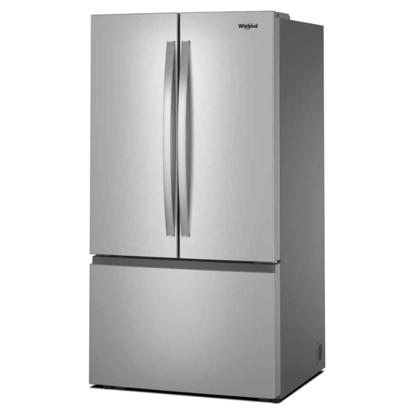 Refrigerador French Door 31 pies Whirlpool, diseño moderno y funcional para almacenamiento eficiente.