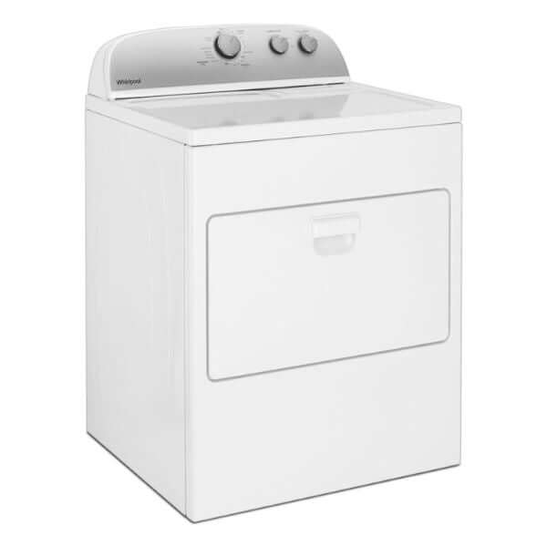 Secadora eléctrica Whirlpool 7.0 ft³ modelo WED4950HW, eficiente y con carga superior en color blanco.
