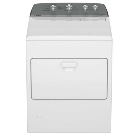 Secadora a gas Whirlpool 26 kg modelo 7MWGD26TLRW, diseño moderno con controles intuitivos.