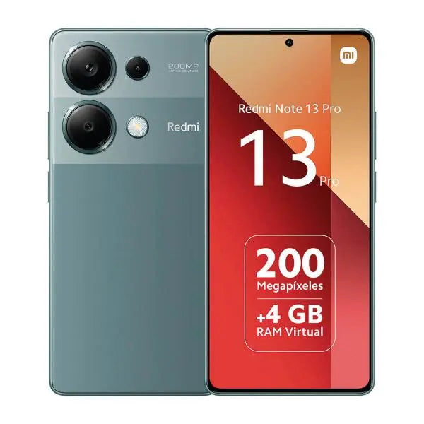 Celular  Xiaomi Redmi  Note 13  Pro / 512Gb  12Gb  5G - vista frontal y trasera, cámara 200MP y pantalla sin bordes