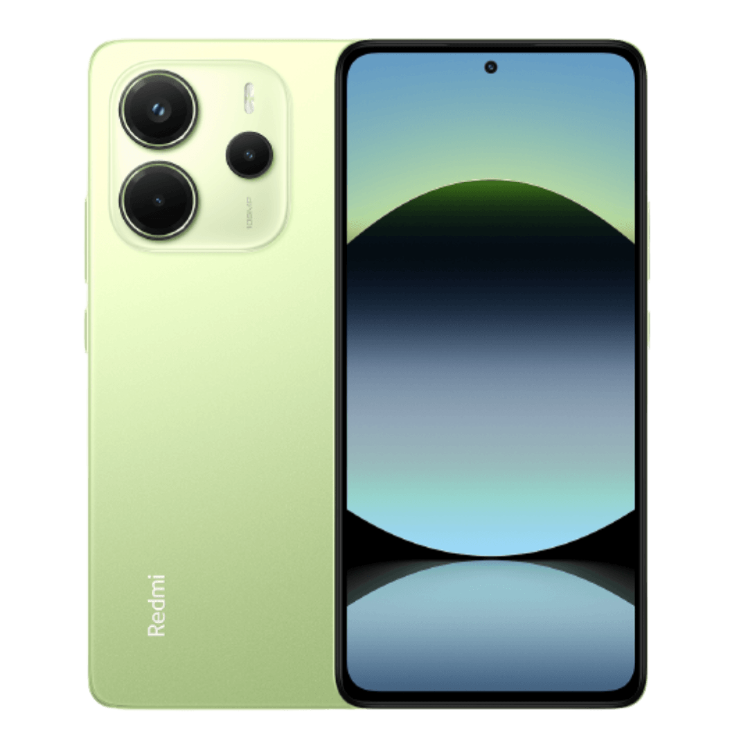 Celular  Xiaomi Redmi Note 14  / 256Gb  8Gb  5G en color verde, pantalla AMOLED 6.67" y cámara trasera triple 108MP