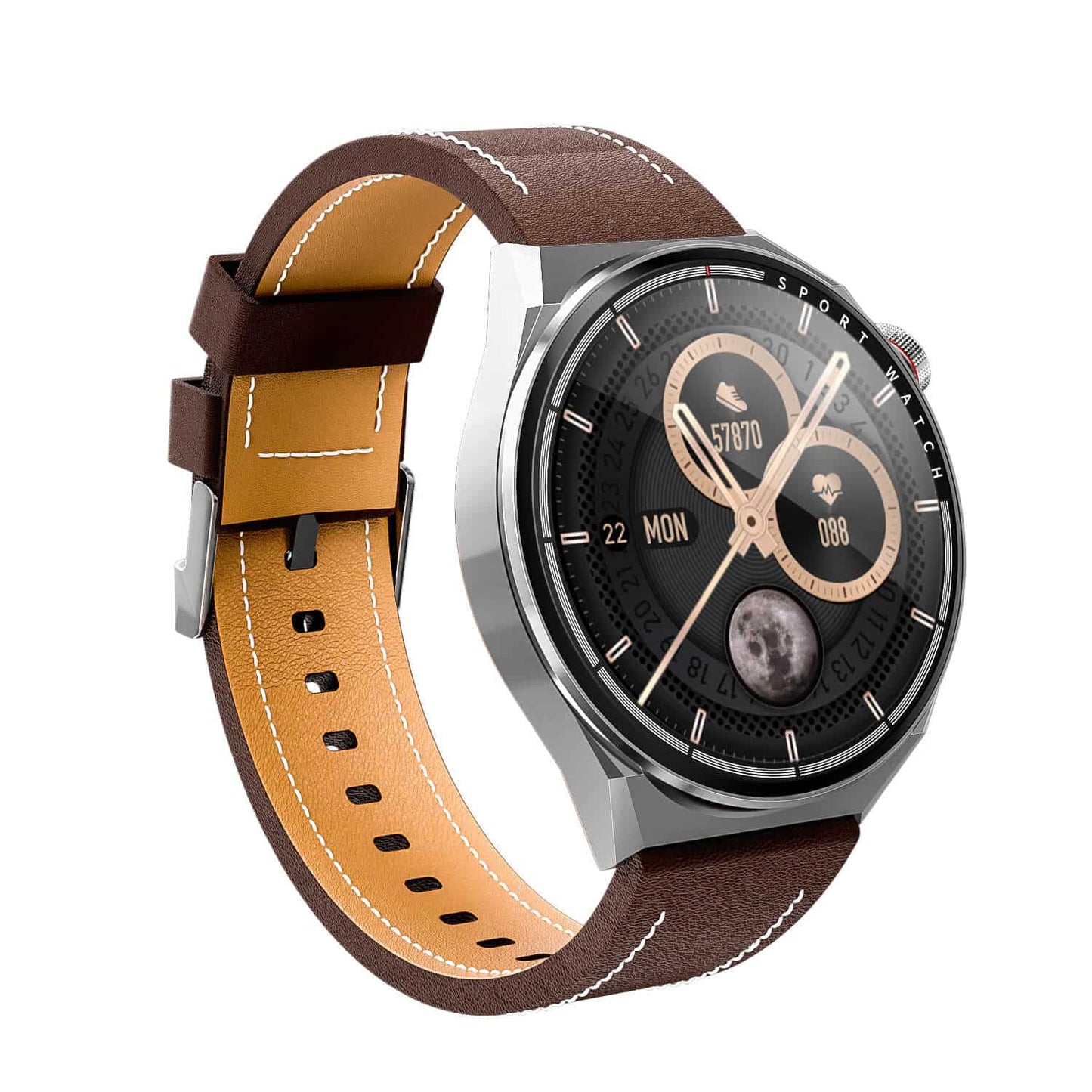 Smartwatch Zordai Z3 Correas De Cuero + Correa Adicional Envío Gratis