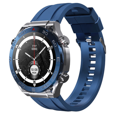 Reloj Inteligente De Moda Zd5 Ultra Mate Zordai Con 2 Correas- Reloj Plateado Con Azul