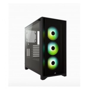 CASE GAMING  CORSAIR iCUE 4000X TEMPERED  GLASS MID-TOWER ATX BLACK CC-9011204-WW