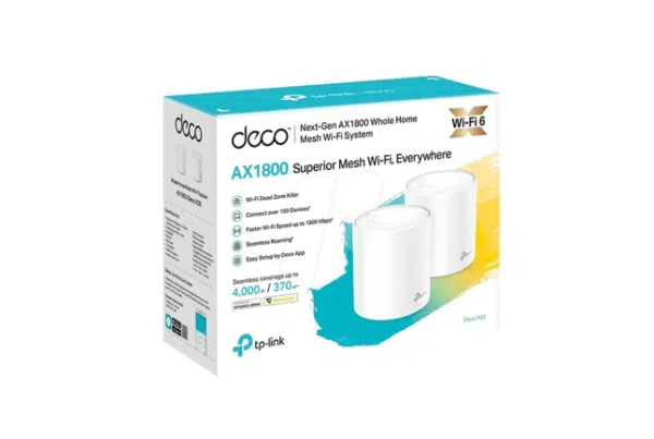 Sistema Wifi Tp Link Ax1800 Whole Home Mesh Wi-Fi Deco X20 (2Pack)