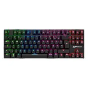 Teclado Gaming Sharkoon Purewriter Tkl Rgb Mecanico Usb Ingles Black 4044951021529