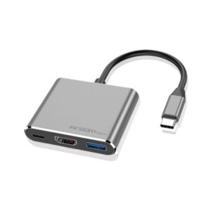 HUB ARGOM 3 IN 1 TYPE C-HDMI-USB 3.0 ARG-UB-0181